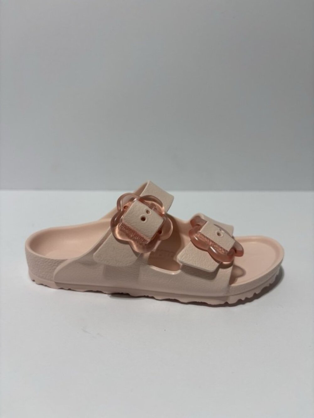 Birkenstock Kids’ Arizona Flower Eva Sandals Light Rose, Size US 10K, EUR 28 N